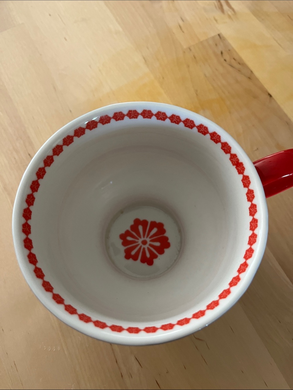 Anthropologie Multicolor Floral Ceramic Pedestal Tea Cup - Red, Blue, Yellow - Picture 3 of 6